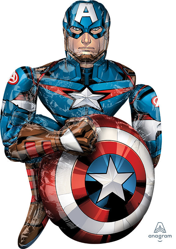 39" Avengers Captain America AirWalkers Foil Balloon