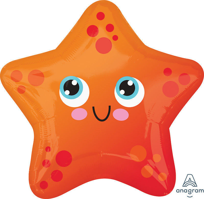 17" Starfish Foil Balloon
