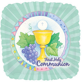 17" First Holy Communion Q-Bloon Balloon