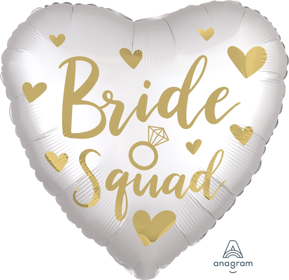 18" Satin Bride Squad Foil Balloon