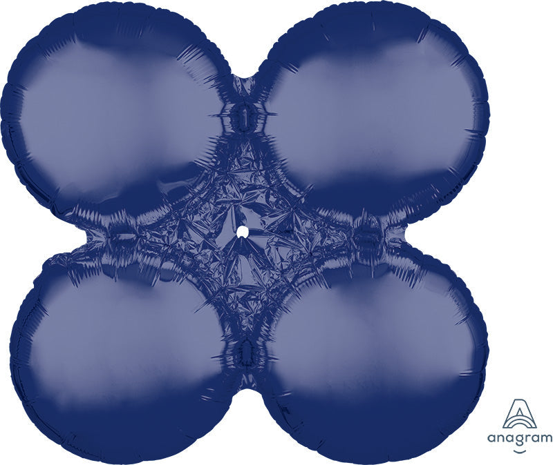 13" MagicArch Small Navy Foil Balloon