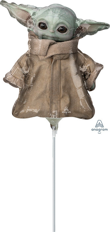Uninflated Airfill Only Yoda Star Wars Mandalorian Child Foil Balloon Manufactured By Anagram Amscan Leader in Foil Balloons/MD