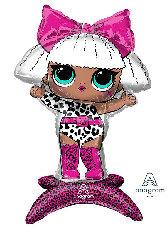 23" Airfill Only LOL Surprise Diva Consumer Inflatable Foil Balloon