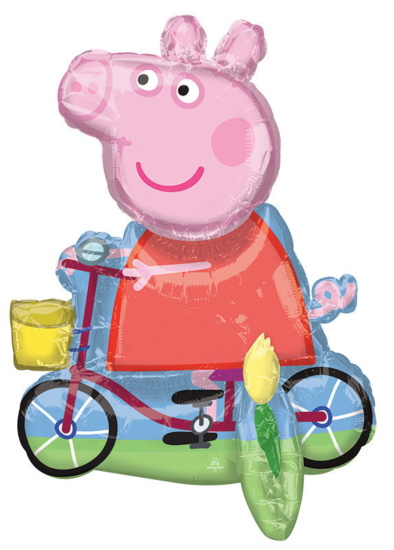 Uninflated 22" Airfill Only Peppa Pig Multi-Balloon Foil Balloon Made By Anagram Amscan Leader in Foil Balloons/MD