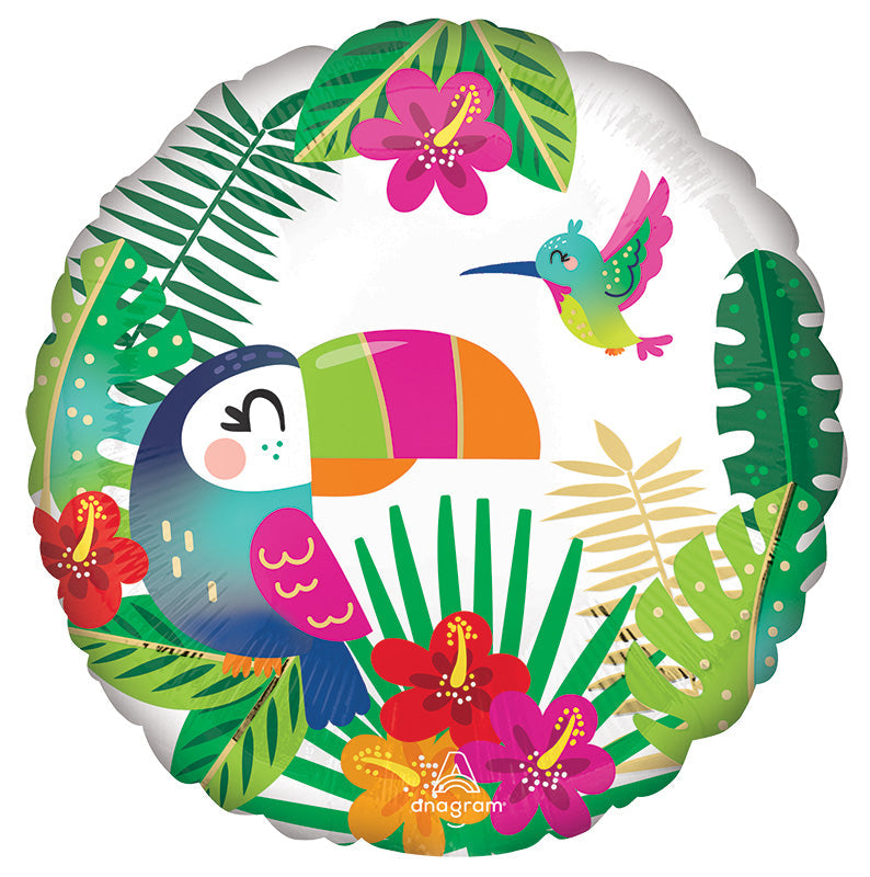 18" Tropical Paradise Foil Balloon
