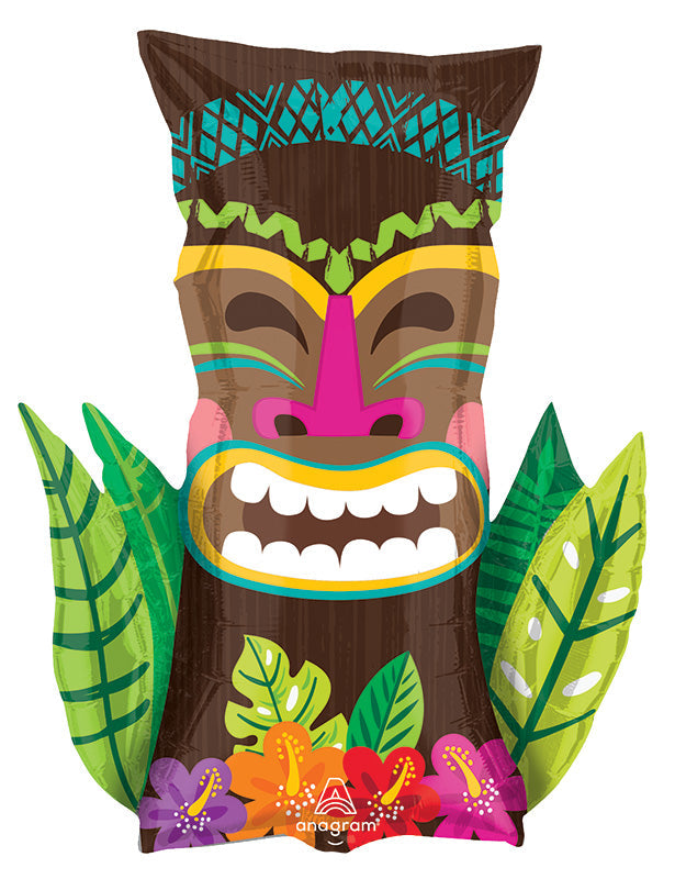 30" SuperShape Vintage Tiki Foil Balloon