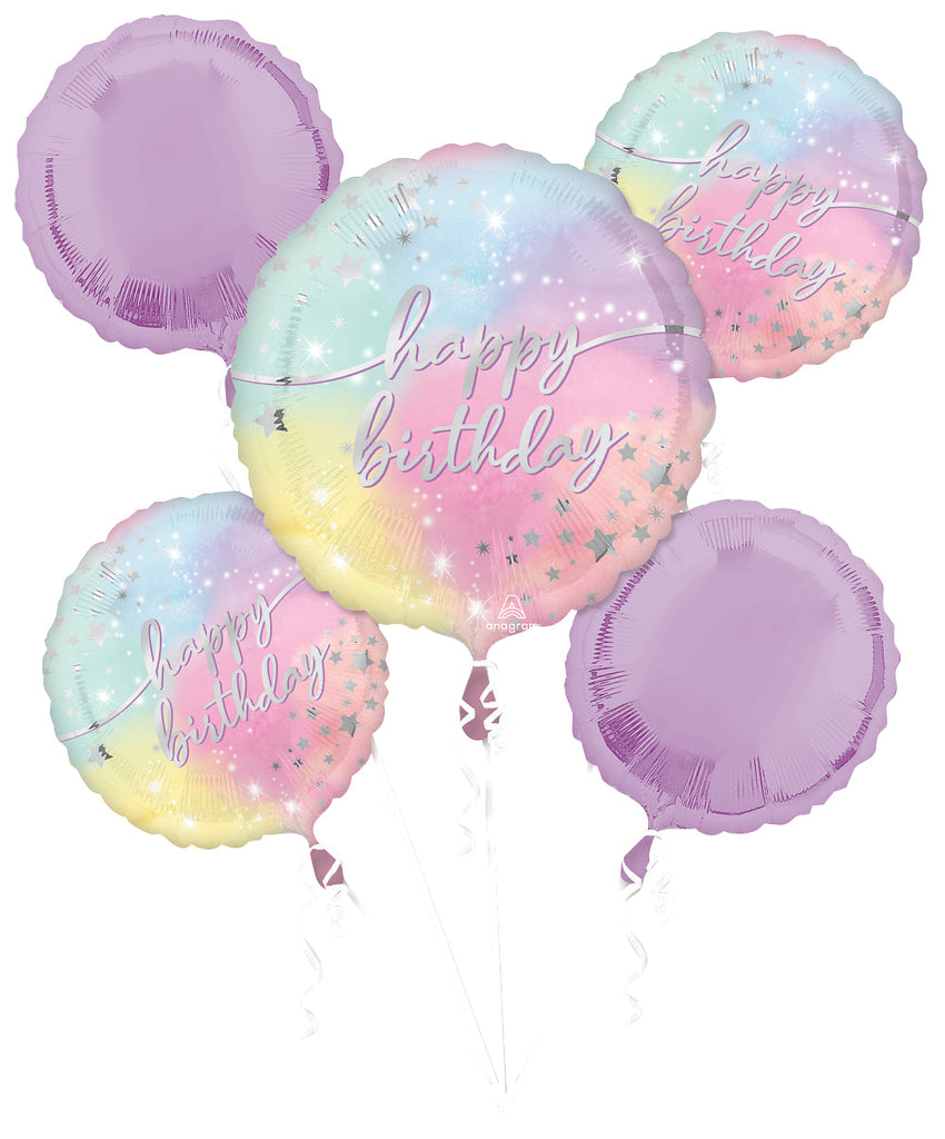 Bouquet Luminous Birthday Foil Balloon