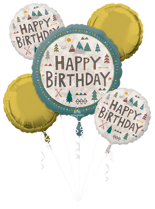 Bouquet Wilderness Birthday Foil Balloon