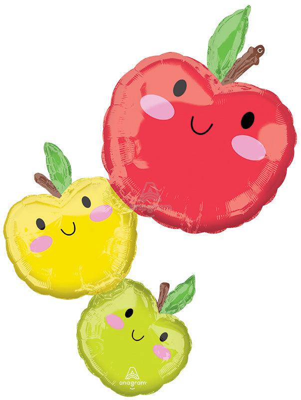 37" SuperShape Apple Stacker Foil Balloon