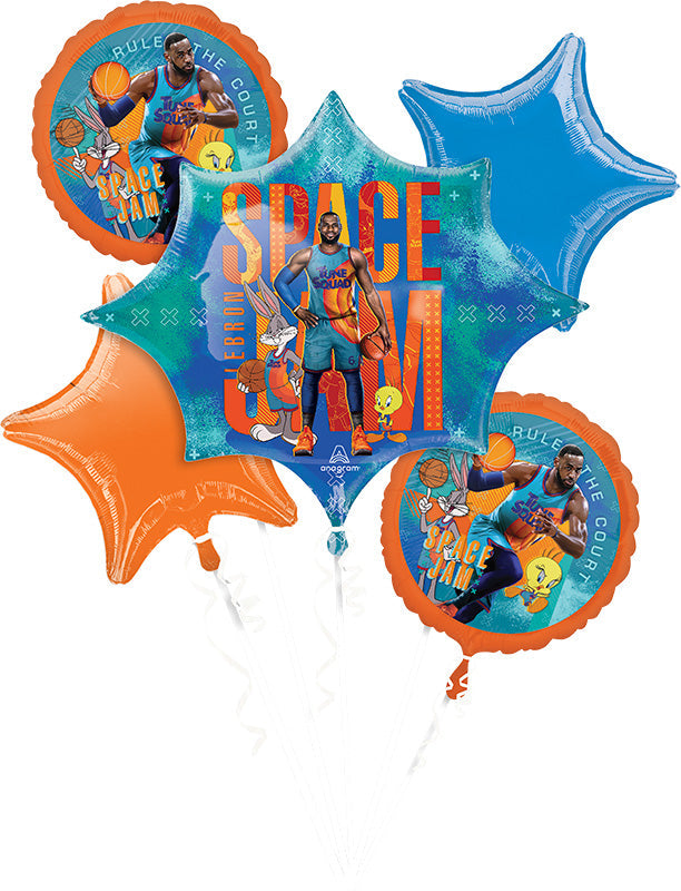 Bouquet Space Jam 2 Foil Balloon