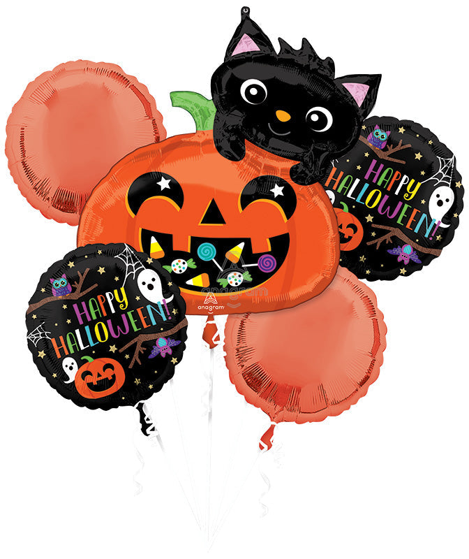 Bouquet Halloween Night Foil Balloon