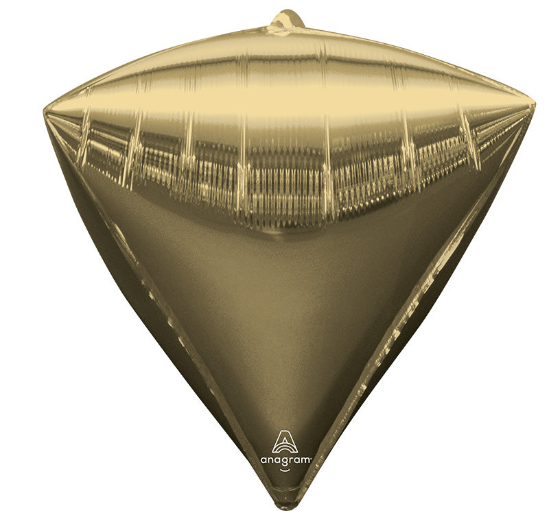 17" Diamondz White Gold Foil Balloon