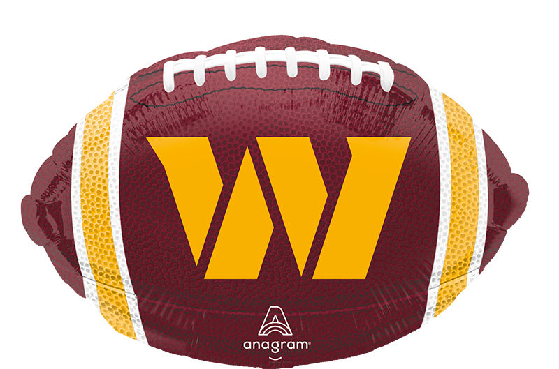 17" Washington Commanders NFL Football Foil Balloon