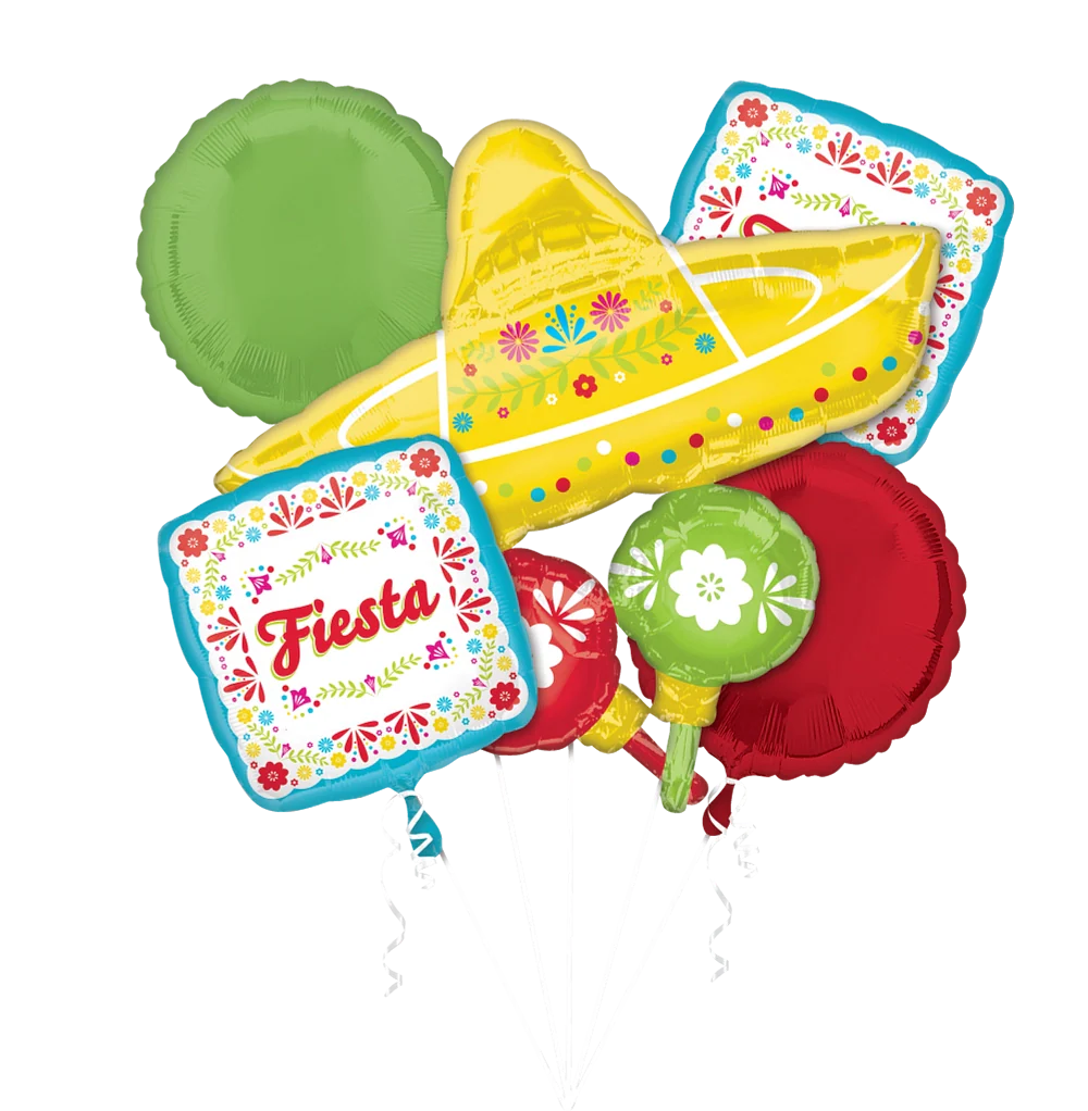 Bouquet Viva La Party (Spanish) Foil Balloon