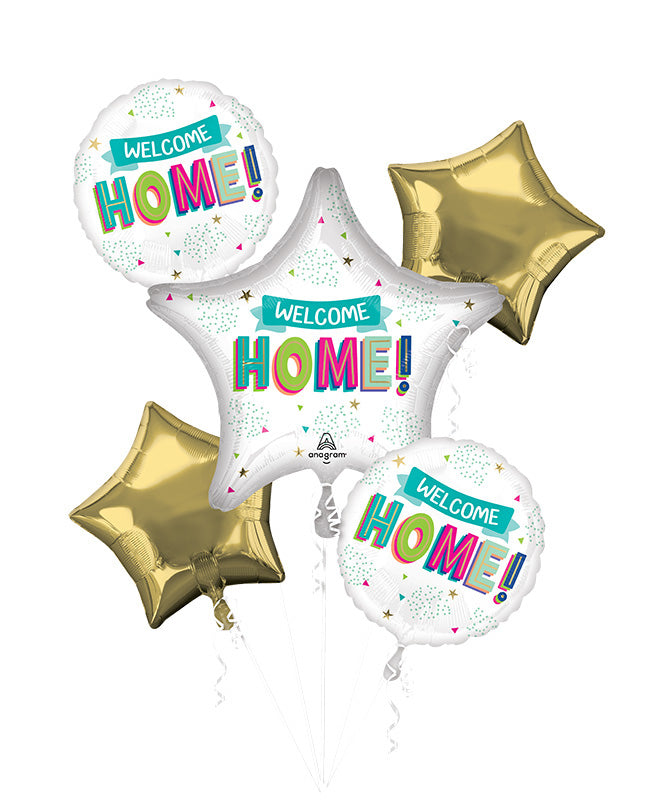 Uninflated Bouquet Welcome Home Foil Balloon Made By Anagram Amscan Leader in Foil Balloons/MD
