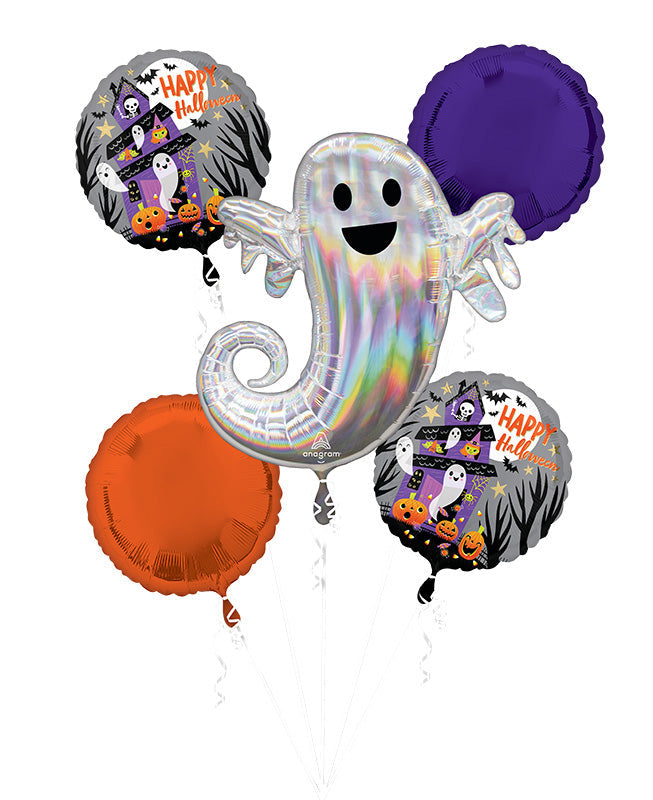 Uninflated Bouquet Halloween Haunted House Foil Balloon Brand Name Anagram Amscan Leader in Foil Balloons/MD