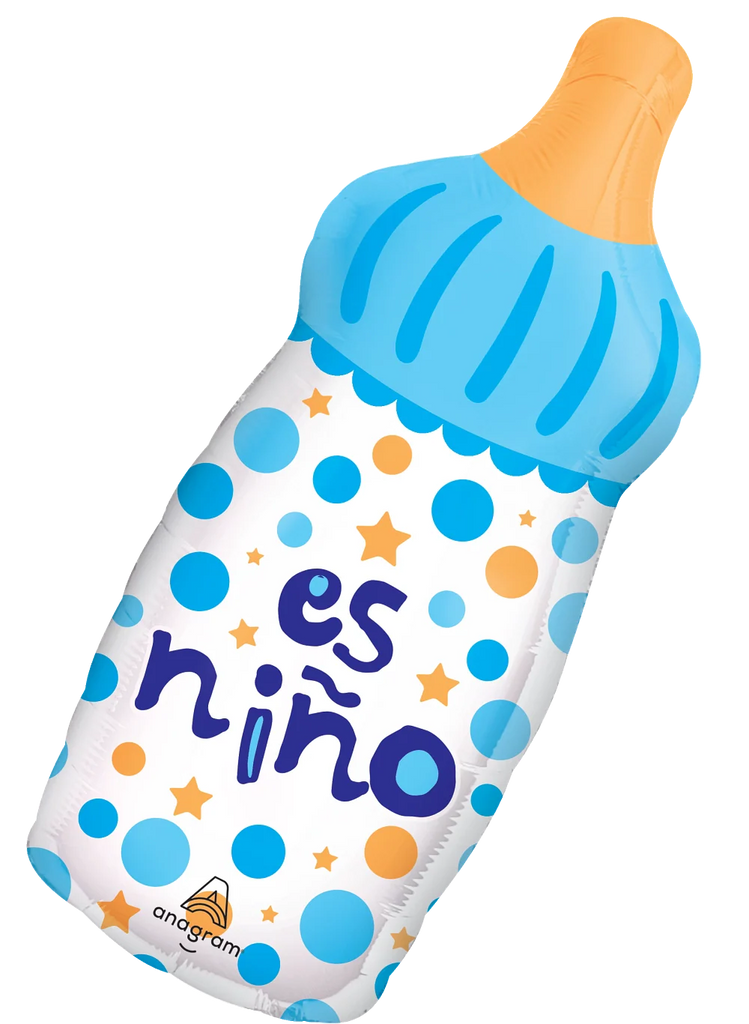 Uninflated 20" Jumbo Supershape Es Nino (Spanish) Foil Balloon Brand Name Anagram Amscan Leader in Foil Balloons/MD