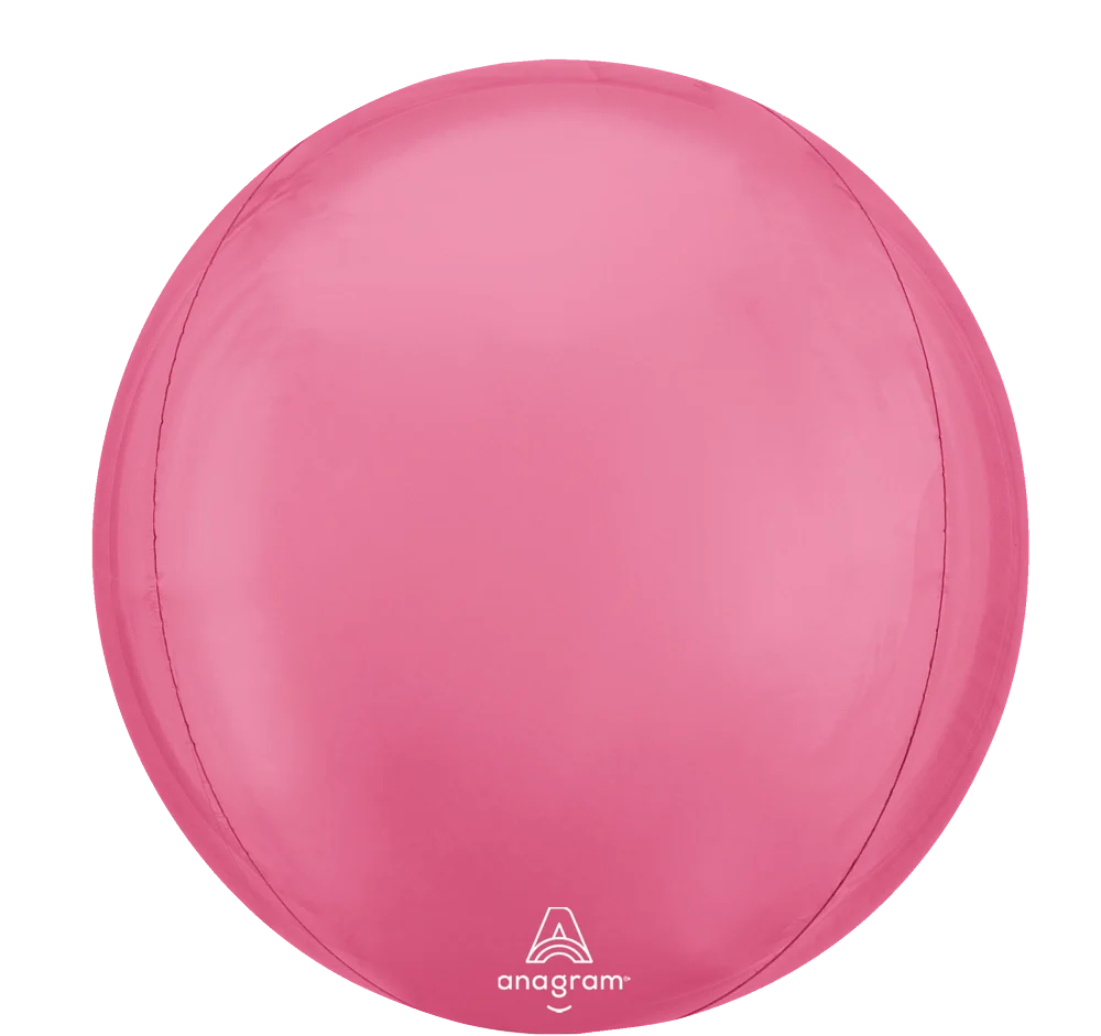 16 Inches Jumbo Orbz Vibrant Pink Foil Balloon