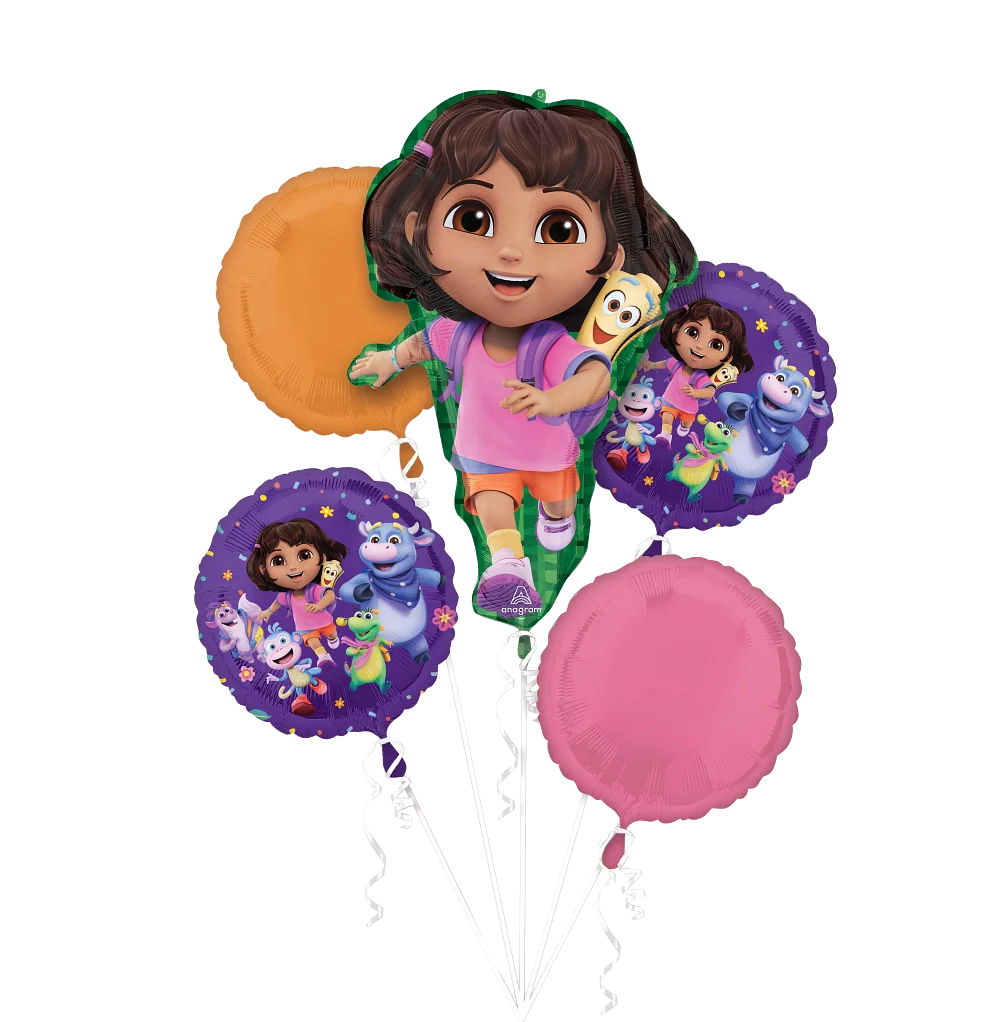 Bouquet Dora the Explorer Foil Balloon – Bargain Balloons USA