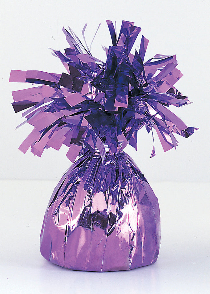 6OZ Lavender Foil Wrapped Balloon Weight
