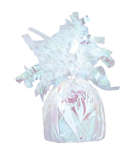 6OZ Iridescent Foil Wrapped Balloon Weight