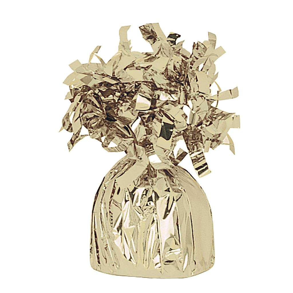 6OZ Gold Foil Wrapped Balloon Weight