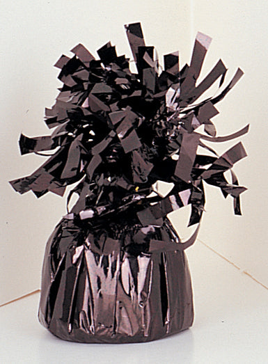 6OZ Black Foil Wrapped Balloon Weight