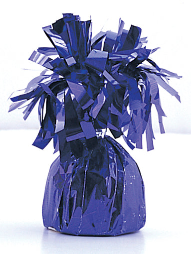 6OZ Purple Foil Wrapped Balloon Weight