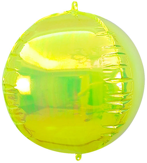 32 Inches Airfill Decor Only Pearl Lustrous Iridescent Green Round Sphere Like Orbz Balloons 