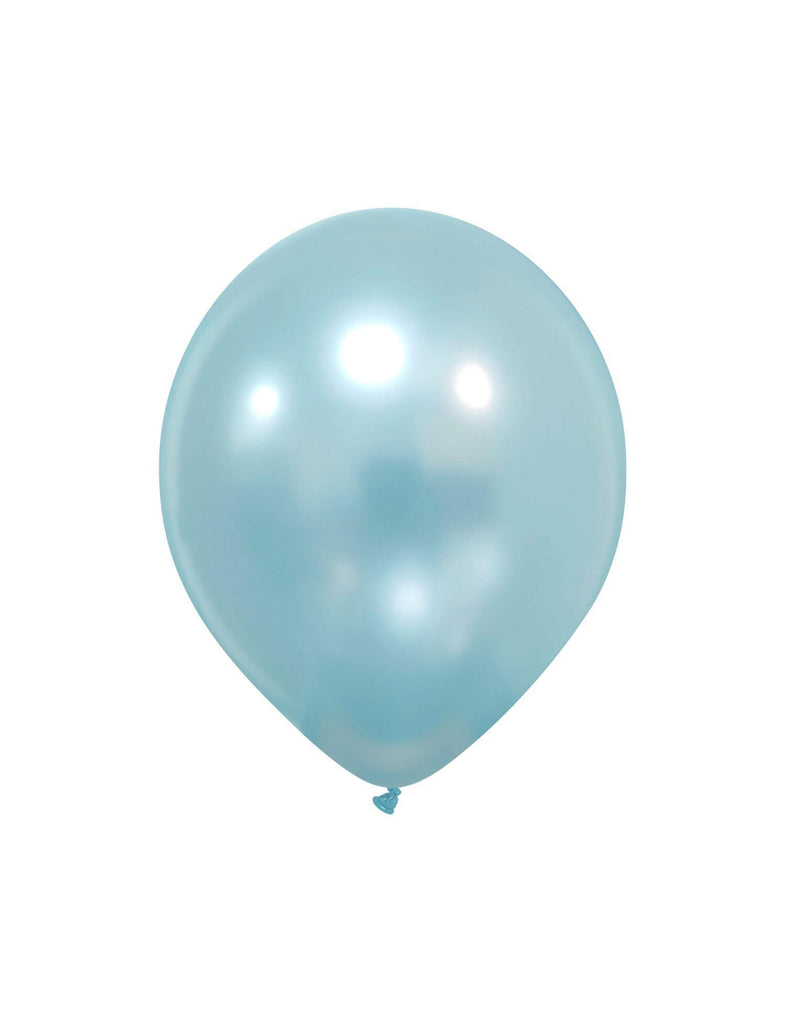 5" Cattex Premium Metal Soft Blue Latex Balloons (100 Per Bag)