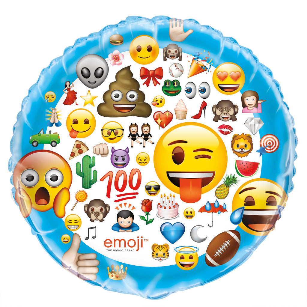 34" Giant Shaped Foil Balloon Emoji Emoticon