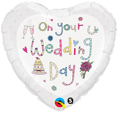 18" Rachel Ellen – Wedding Licensed Packaged Balloon