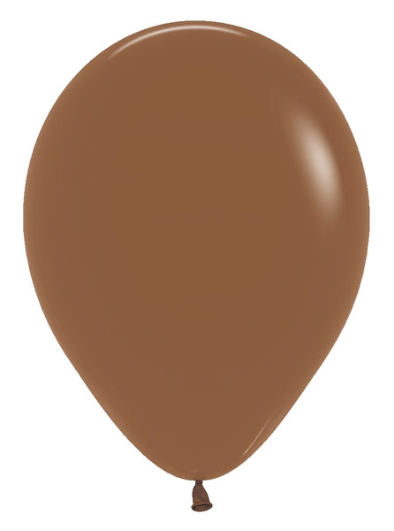 5" Deluxe Coffee Latex Balloons (100 Per Bag)
