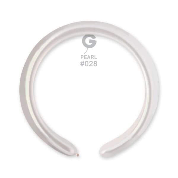 260G Gemar Latex Balloons (Bag of 50) Metallic Modelling/Twisting Pearl