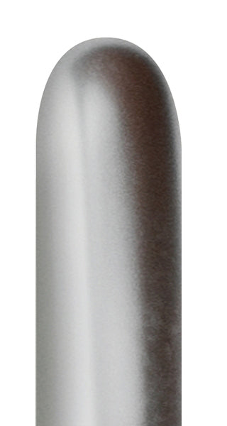 260B Latex Reflex Silver (50 Per Bag) Latex Balloons