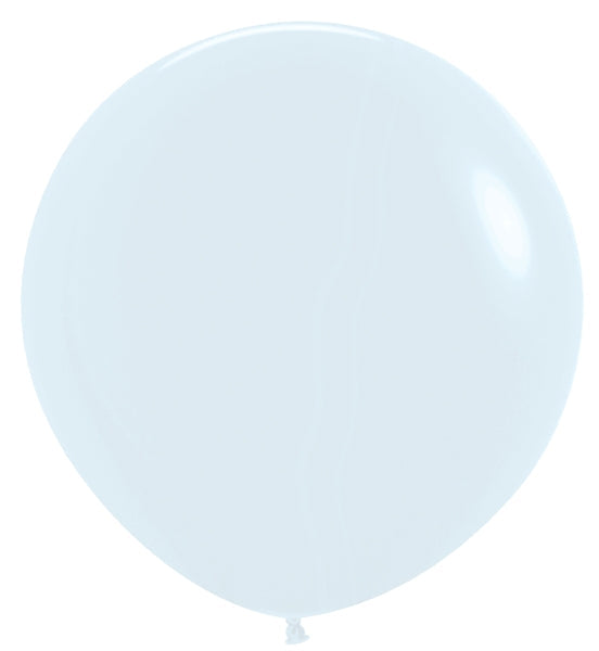 24 Inches Latex Balloons (3 Per Bag) Fashion White Sempertex Uninflated