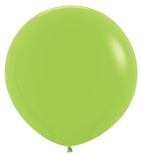 24 Inches Latex Balloons (3 Per Bag) Neon Green