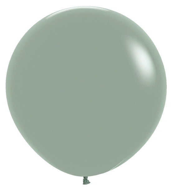 24 Inches Sempertex Latex Balloons (3 Per Bag) Pastel Dusk Laurel Green