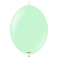 6 inches Kalisan BrandLinked Balloons Together Linking Balloons Called K Link Macaron Green 50 Per Bag
