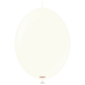 6 inches Kalisan BrandLinked Balloons Together Linking Balloons Called K Link Retro White 50 Per Bag
