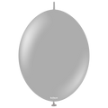 6 inches Kalisan BrandLinked Balloons Together Linking Balloons Called K Link Standard Grey 50 Per Bag