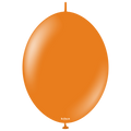 6 inches Kalisan BrandLinked Balloons Together Linking Balloons Called K Link Standard Orange 50 Per Bag