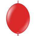 6 inches Kalisan BrandLinked Balloons Together Linking Balloons Called K Link Standard Red 50 Per Bag