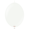 6 inches Kalisan BrandLinked Balloons Together Linking Balloons Called K Link Standard White 50 Per Bag