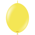6 inches Kalisan BrandLinked Balloons Together Linking Balloons Called K Link Standard Yellow 50 Per Bag