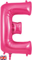 34" Letter E Pink Oaktree Brand Foil Balloon