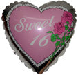 18" Sweet 16 Roses Balloon