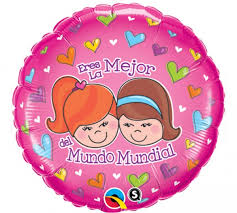 18" Round Eres La Mejor Del Mundo Mundial Foil Balloon