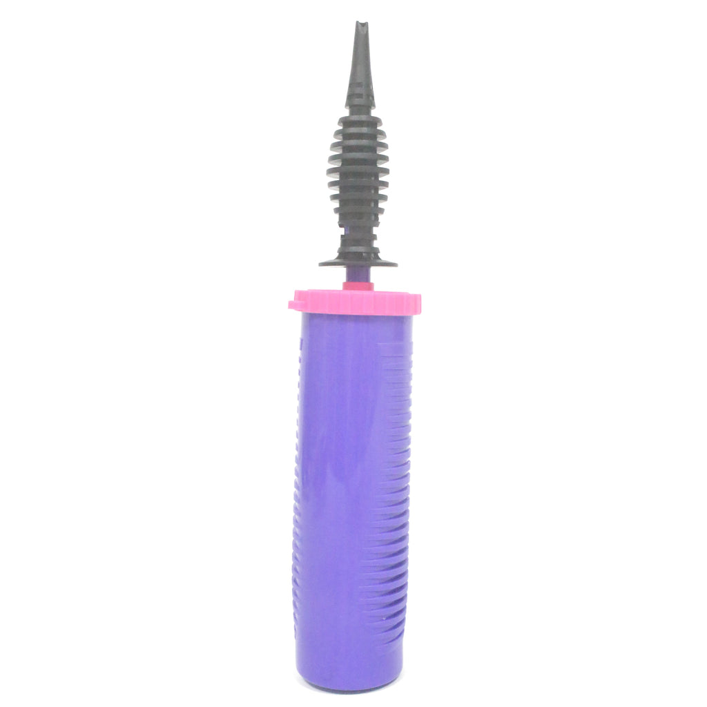 Dual-Action Balloon Hand Pump Color Purple