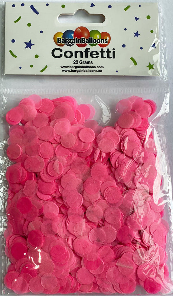 Balloon Confetti Dots 22 Grams Tissue Pastel Pink 1CM-Round